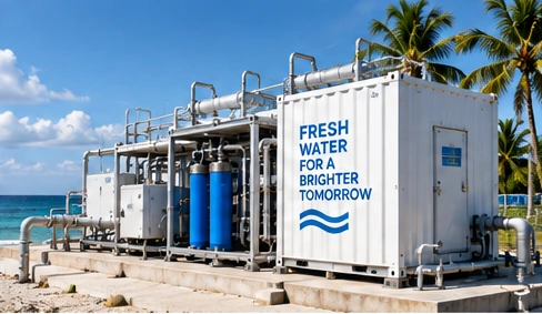 Concept visual of Modular Desalination Systems