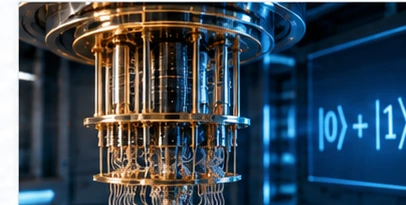 Concept illustration for Quantum Computing